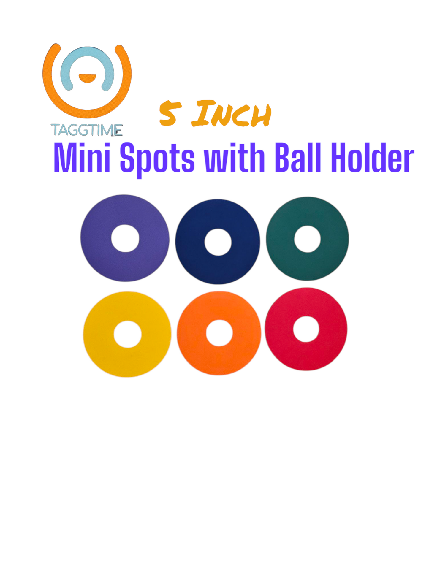 Tagg Time 5" Mini Spot Set - Set of 6