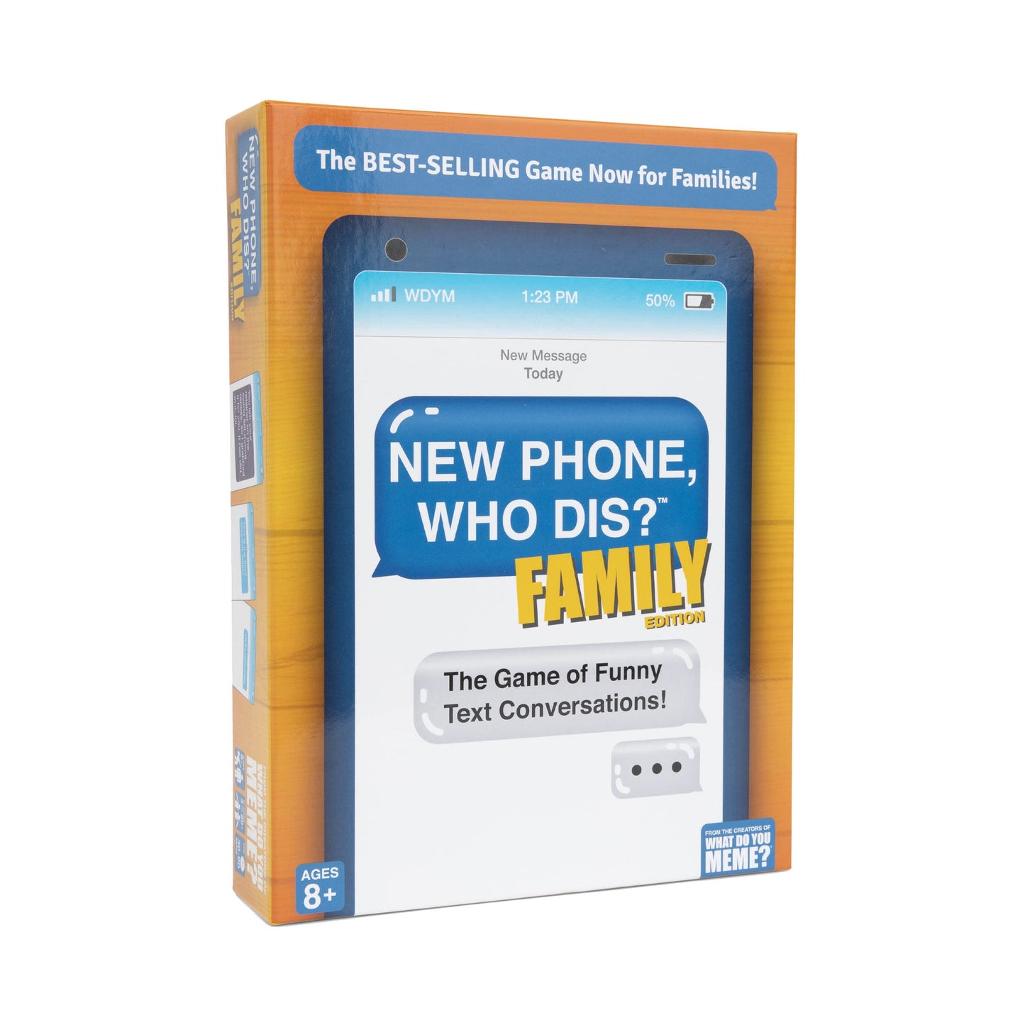 WHAT DO YOU MEME? New Phone, Who Dis? Family Edition - The Text Message Family Party Game, Easter Basket Stuffers
