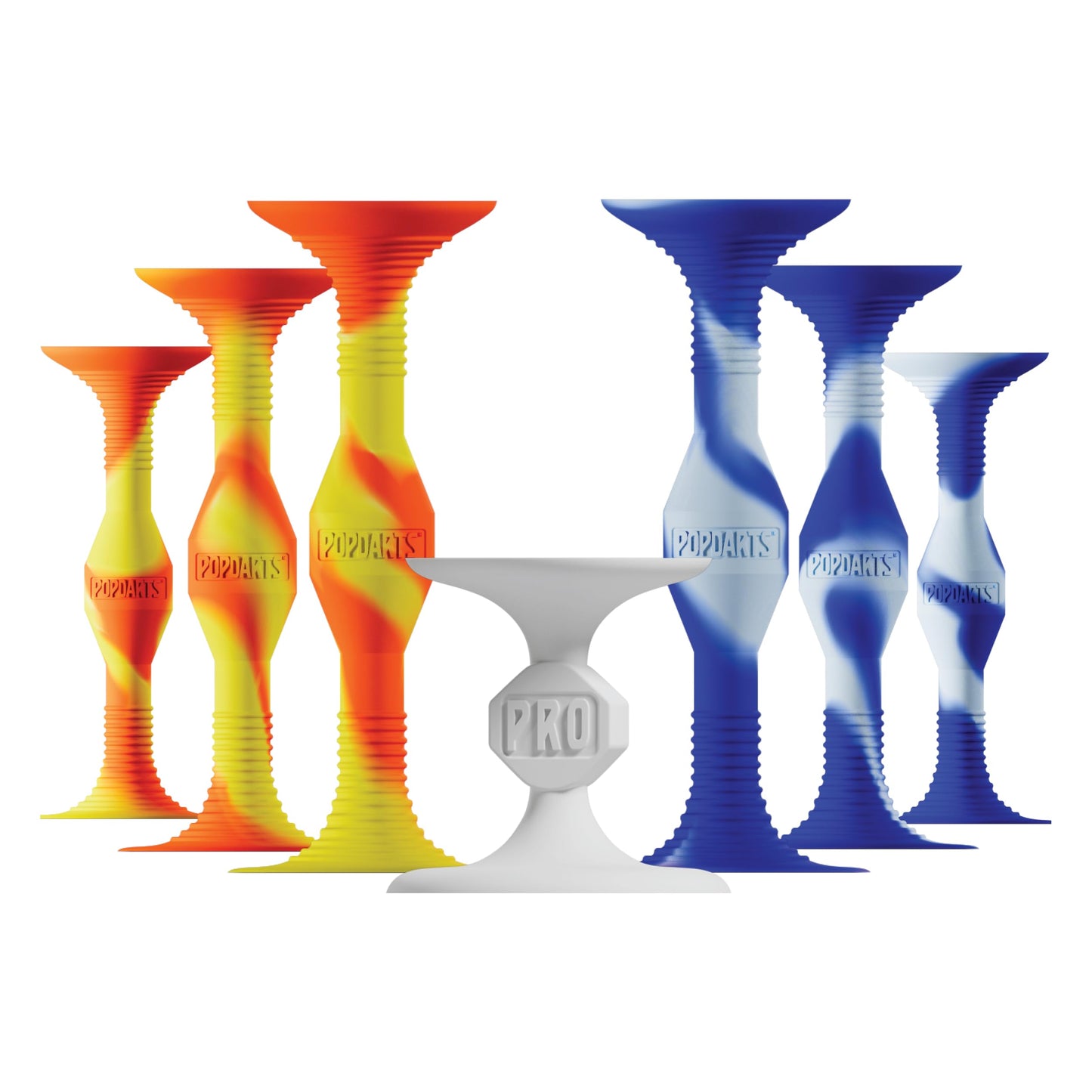 Popdarts PRO Pack Game Set (Fire & Ice) - Indoor, Outdoor Suction Cup Throwing Game - Competition with a POP