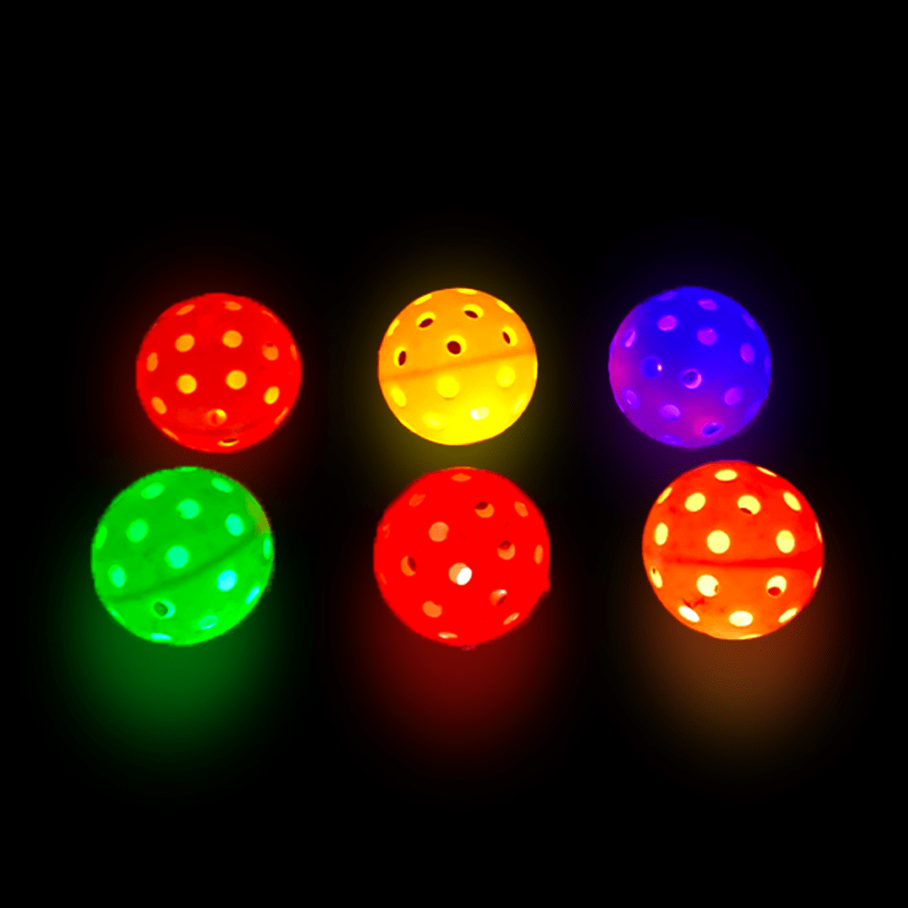 BucketGolf Glow Balls | Light-Up Golf Balls for Night Play | The Best Group Games