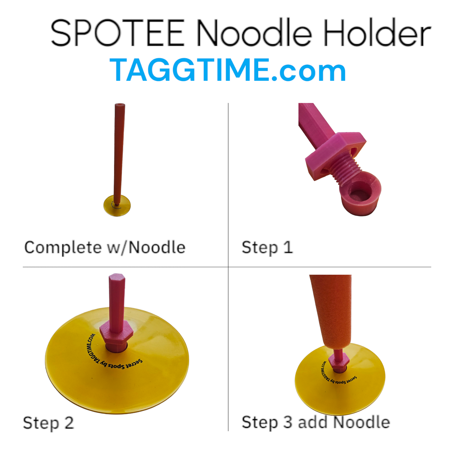Tagg Time Spotee with Noodle Holder - Set of 6