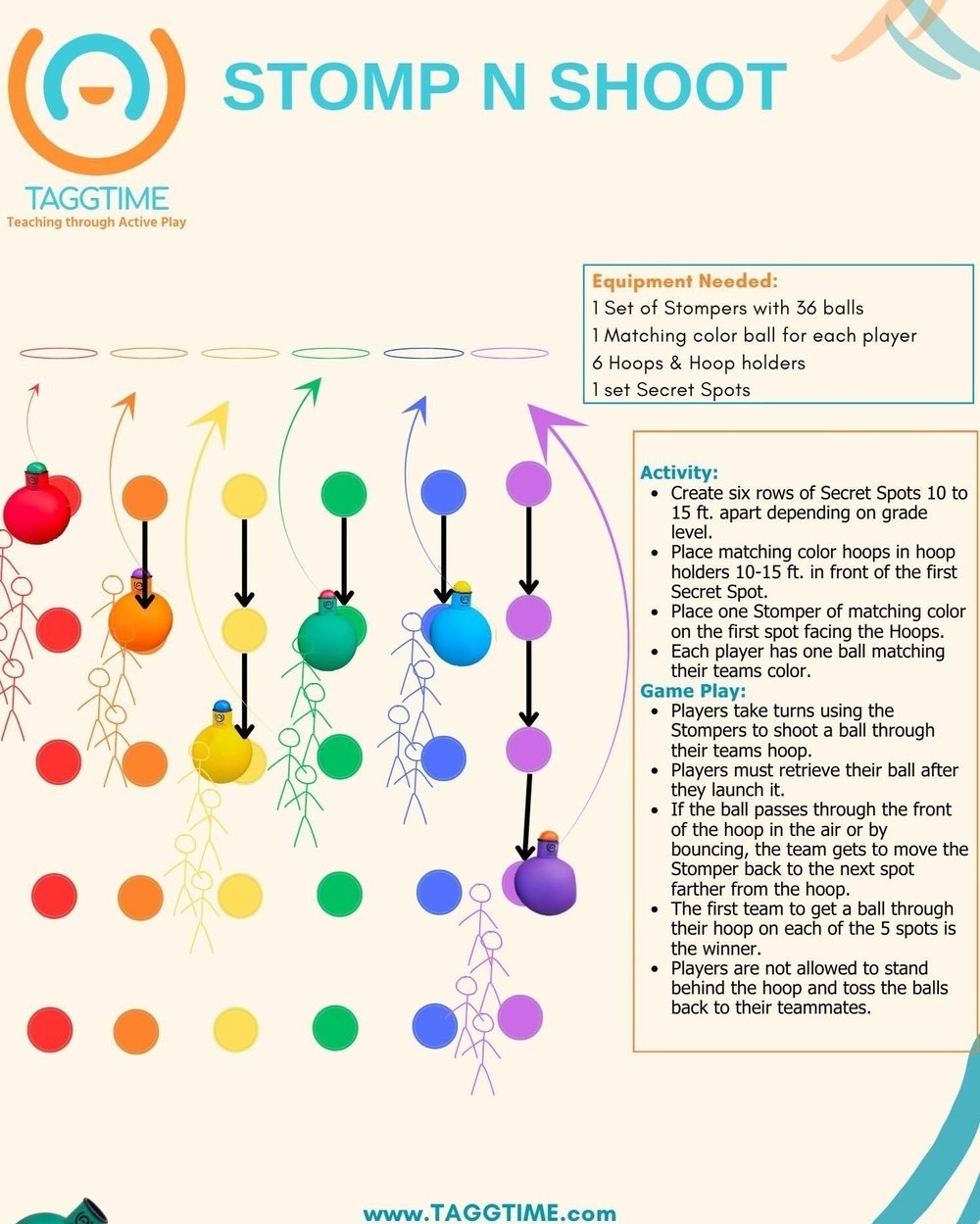 Tagg Time Stomper Lesson Book with 40 Games