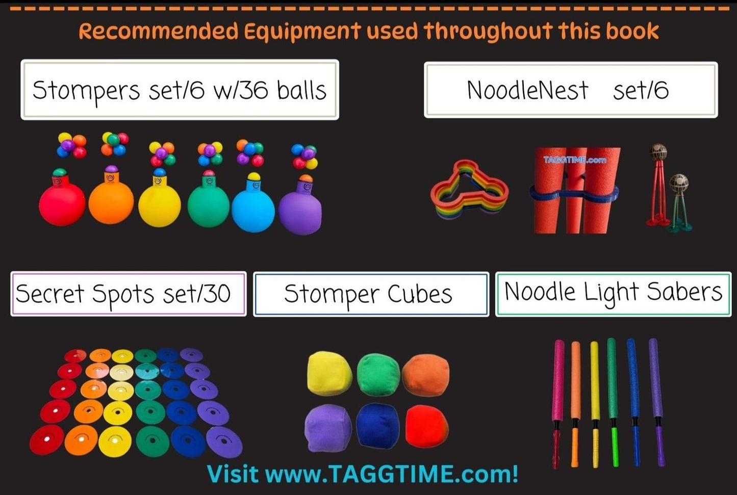 Tagg Time Stomper Lesson Book with 40 Games