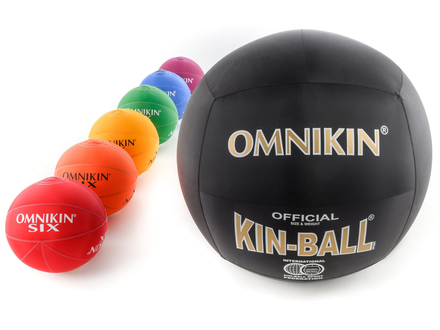 Omnikin SIX Balls & KIN-BALL Show Pack
