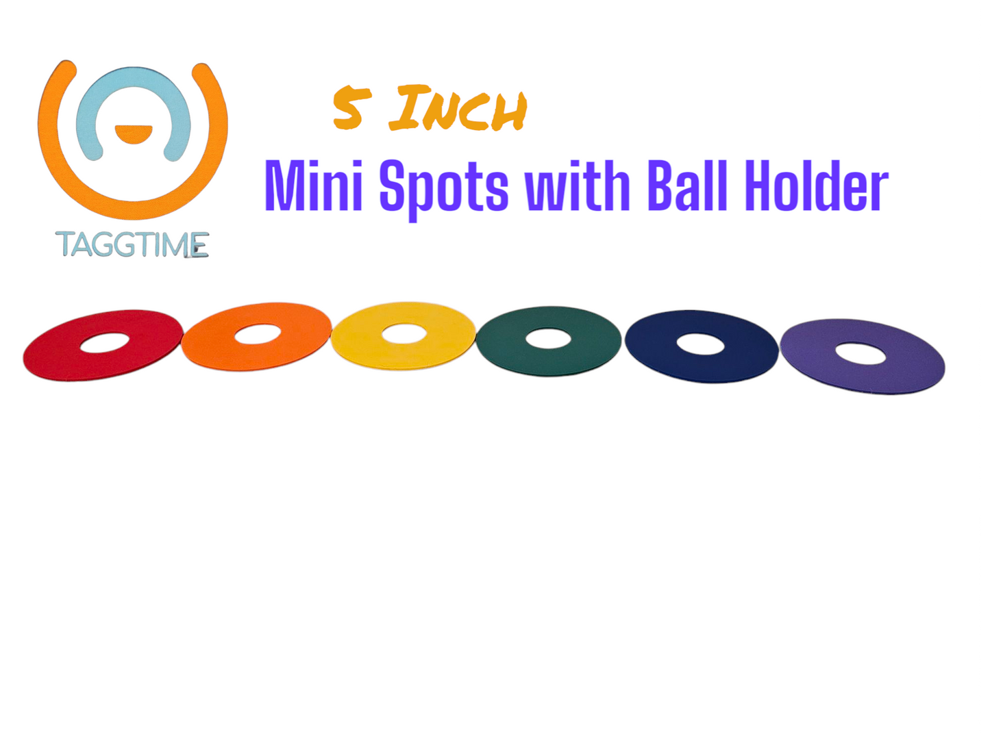 Tagg Time 5" Mini Spot Set - Set of 6